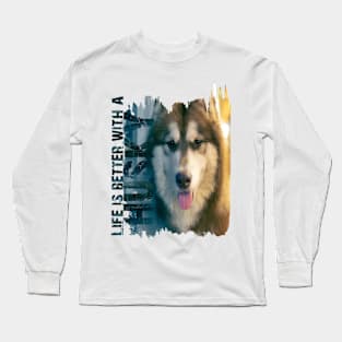 Siberian husky Long Sleeve T-Shirt